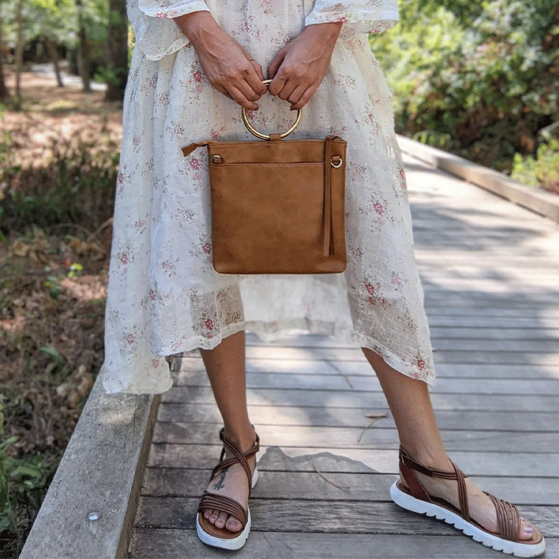  Taupe Selene Slouchy Hobo With Braided Handle